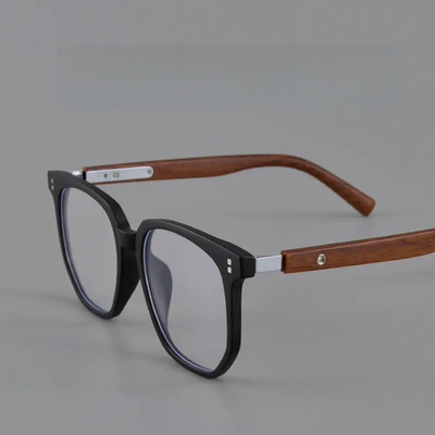 VIPOL超轻tr90木纹腿眼镜框大框复古近视散光变色镜潮流时尚个性