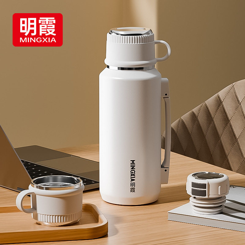保温杯大容量水杯女学生上学专用2024新款大号保温壶吸管儿童杯子