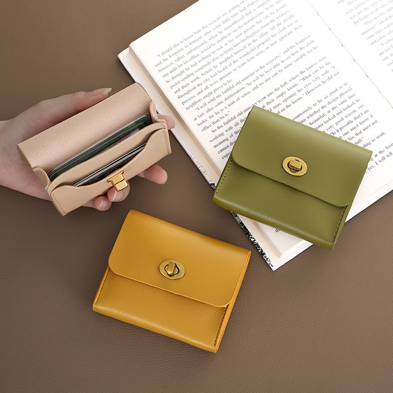 钱包女日韩ins冷淡风零钱包女士质感时尚小卡包大容量软皮证件包