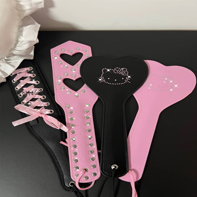 笼中鸟*恋爱吧kitty暴击戒尺女s工具拍子小圈实践工具粉色道具p