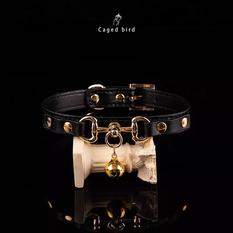 Puppy铃铛牛皮项圈choker颈圈女m脖圈颈饰k9情侣颈带可刻字定制,饰品/流行首饰/时尚饰品新,项链,淘宝优惠券,粉丝福利购,淘宝优惠卷