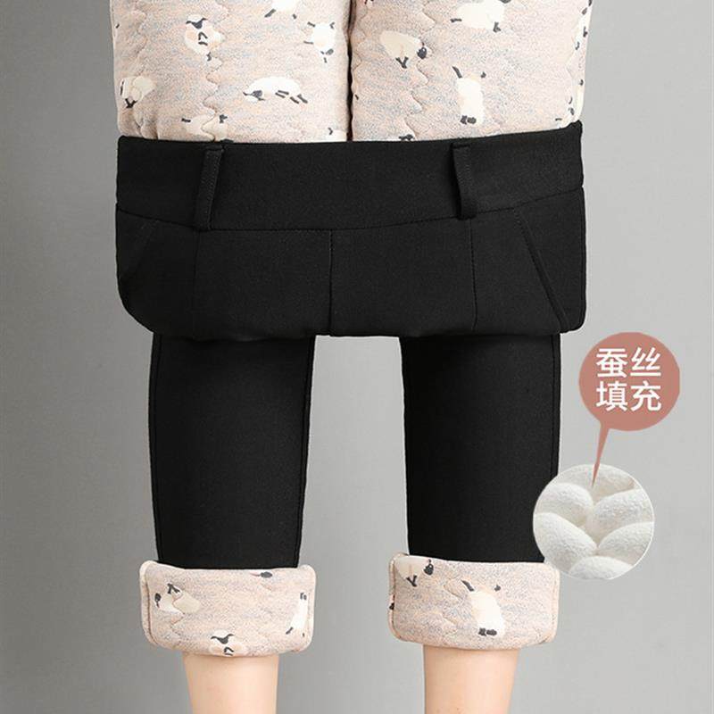 真丝棉裤妇女冬季外穿加厚大尺寸高腰纤细打底裤新小脚羊毛衬里保,女装/女士精品,休闲裤,淘宝优惠券,粉丝福利购,淘宝优惠卷