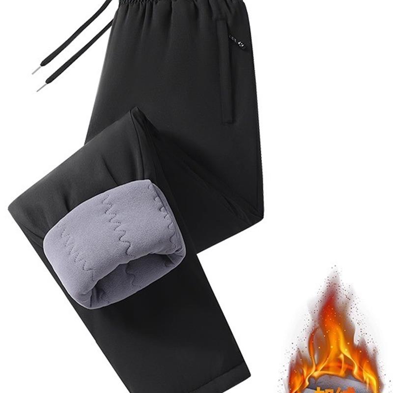 东北哈尔滨雪乡冲锋羽绒裤保暖加绒加厚男女防风防水防寒滑雪装备