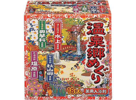 日本巴斯洛漫温泉滋润全身舒缓入浴剂按摩30Gx18袋装泡澡足浴盐