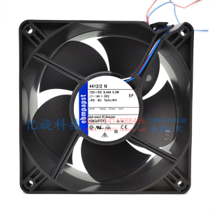 12CM 12V 原装 5.3W 4412 12038 3线散热风扇 德国ebmpapst