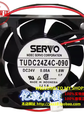 SERVO日本伺服 TUDC24Z4C-090 DC24V 0.08A 1.8W 变频器风扇直流