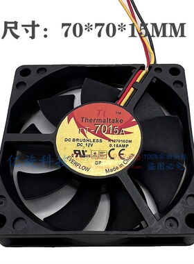 原装 TT R127015DM 12V 0.15A 7CM 7015 4线 静音3 4线散热风扇