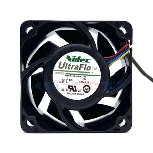 0.42A 12V H60T12BS14A7 6025 原装 6厘米滚珠散热风扇 NIDEC