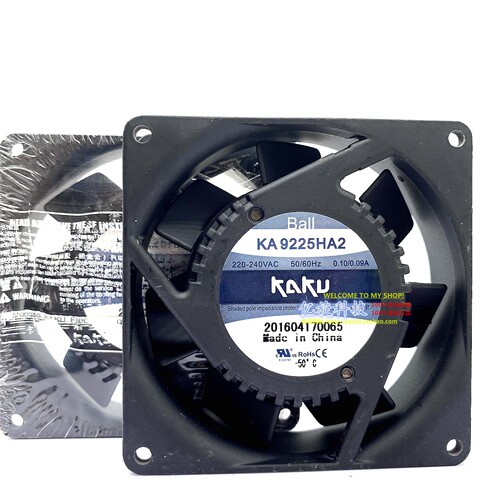 台湾卡固KAKU KA8025HA2 KA9225HA2 220V 轴流风机工业散热风扇