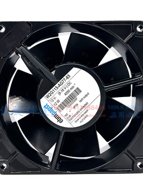 德国EBM W2G115-AG77-85 12V 12W 13cm 12738 耐高温 全金属风扇