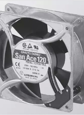 全新原装SANYO 109S008UL 200V 14/12W 12CM 12038 交流散热风扇