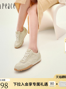 真美诗春秋新款复古水钻运动休闲鞋阿甘鞋德训鞋女68997AM3