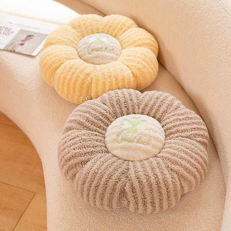 毛绒可爱加厚椅垫地板窗台蒲团垫