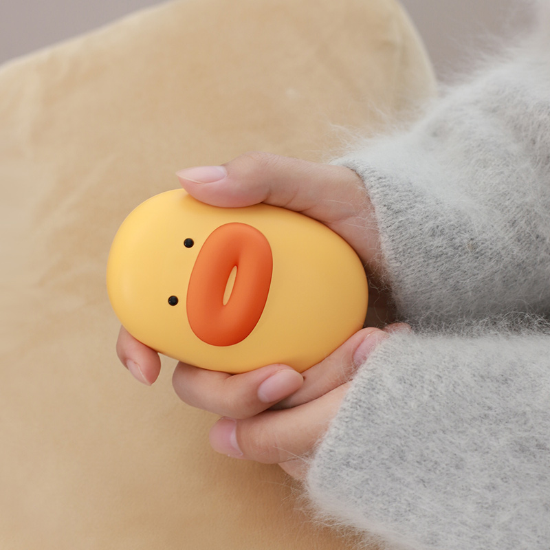 MUID大嘴暖手宝充电式usb便携可爱两用电热宝暖宝宝创意冬季迷你手握保暖神器送女生学生高颜值礼物