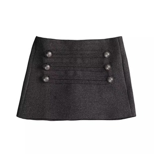 辣妹A字半身裙女设计感减龄短裙 蚀月镜