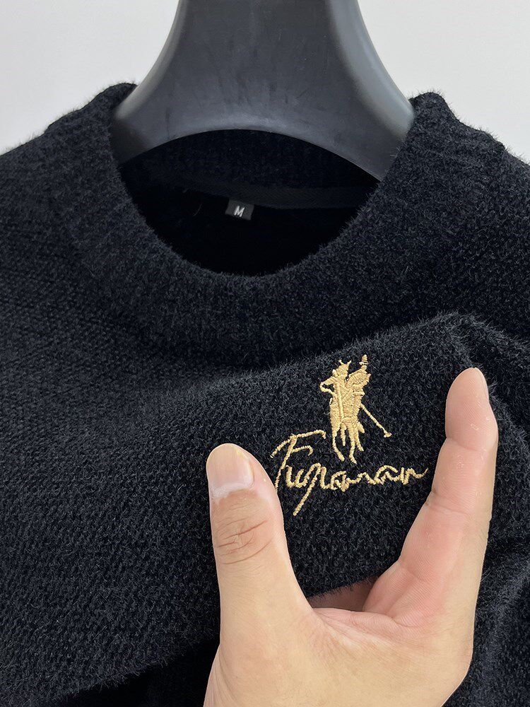 마롤리오 누가 입으면 더 예뻐요  셔닐스웨터 원피스 벨벳 라운드넥 남성 따뜻한 니트 밑단 셔츠 겨울