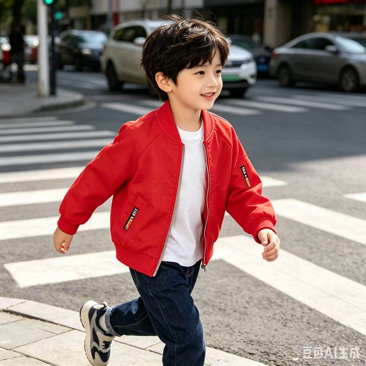 非常小鱼儿童外套图片