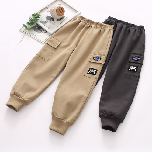 非常小鱼长裤棉工装裤保暖