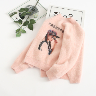 非常小鱼29222新款 女中小童休闲百搭洋气柔软舒服保暖毛衣