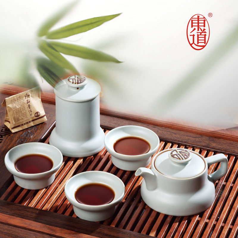 正品东道汝窑2010限量版茶组名人名家限量版顺丰包邮