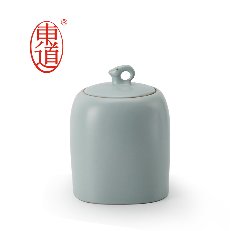 景德镇开片陶瓷密封茶叶罐