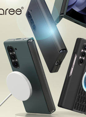 韩国araree适用于三星Z Fold6手机壳全包铰链 折叠屏fold6磁吸magsafe轻薄硬壳防摔保护壳简约商务保护套纯色