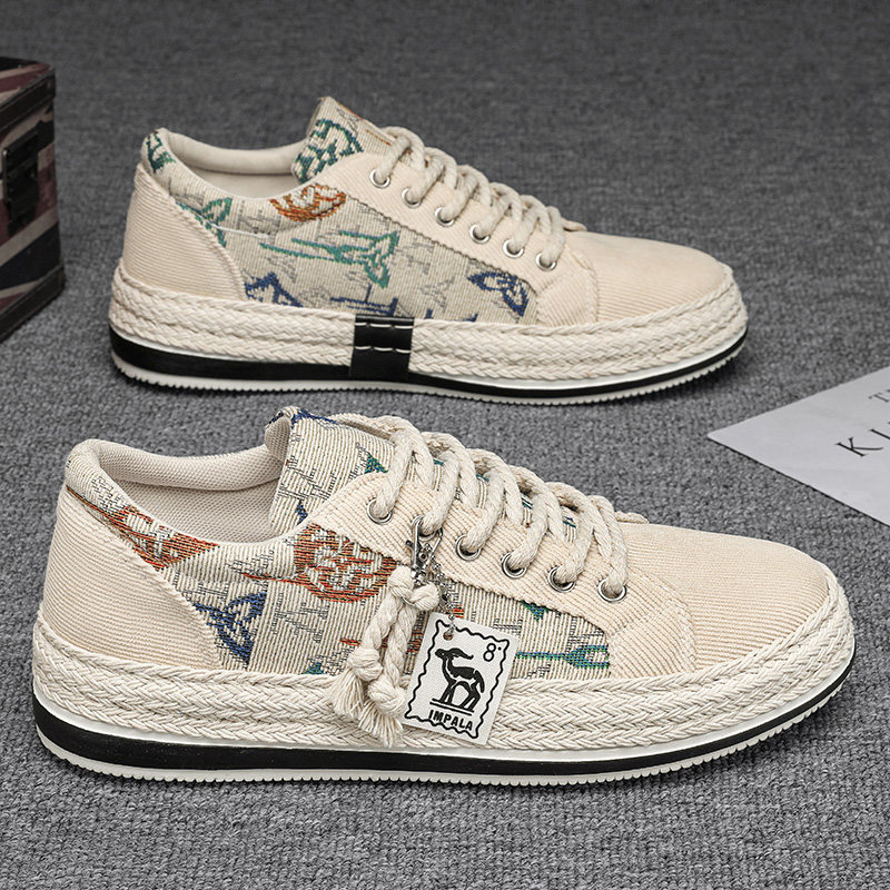 帆布鞋男鞋夏季透气潮流灯芯绒平板鞋男士休闲轻便薄款老北京布鞋,流行男鞋,帆布鞋,淘宝优惠券,粉丝福利购,淘宝优惠卷