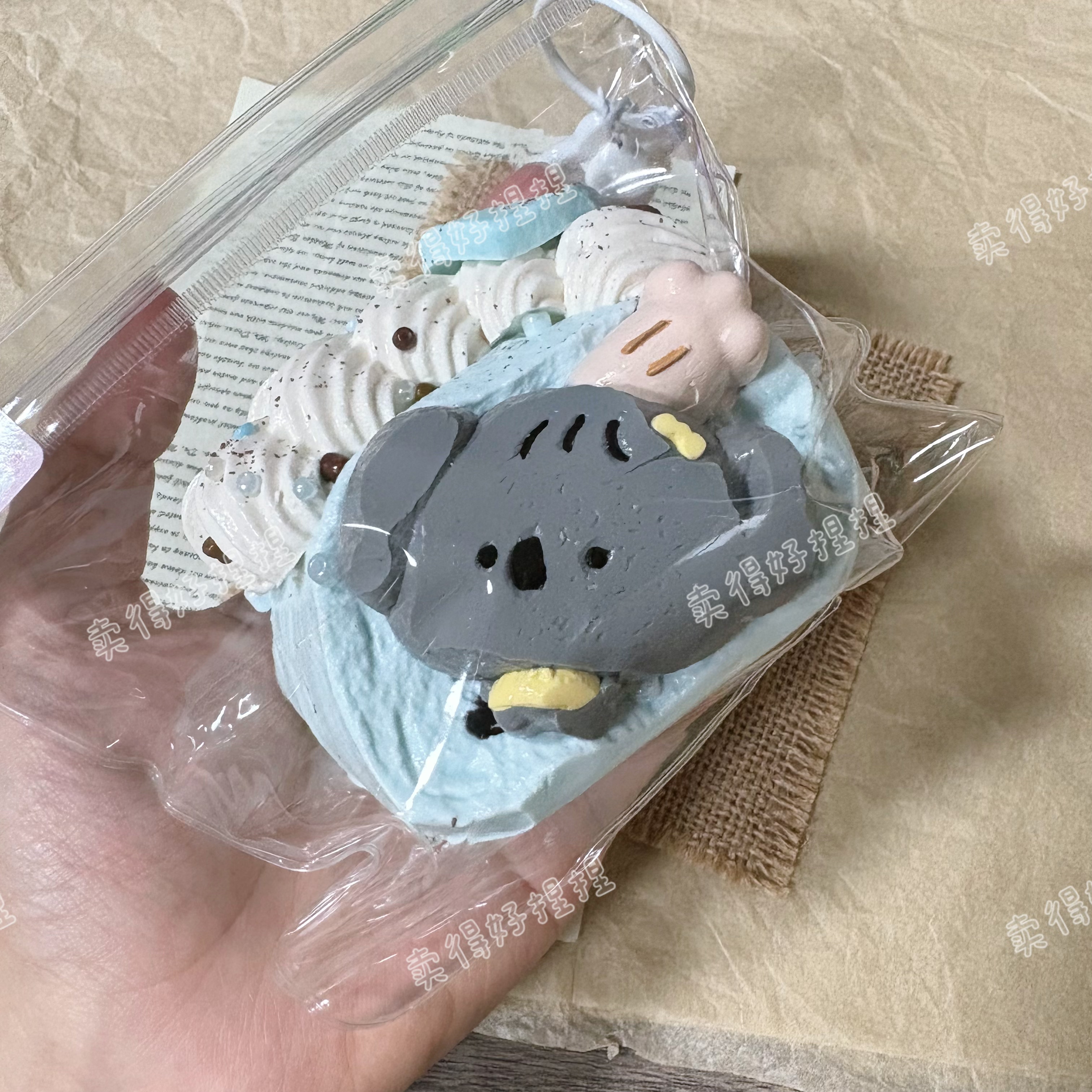 考拉吐司捏捏解压超软慢回弹大克重食品级硅胶减压送礼学生党玩具