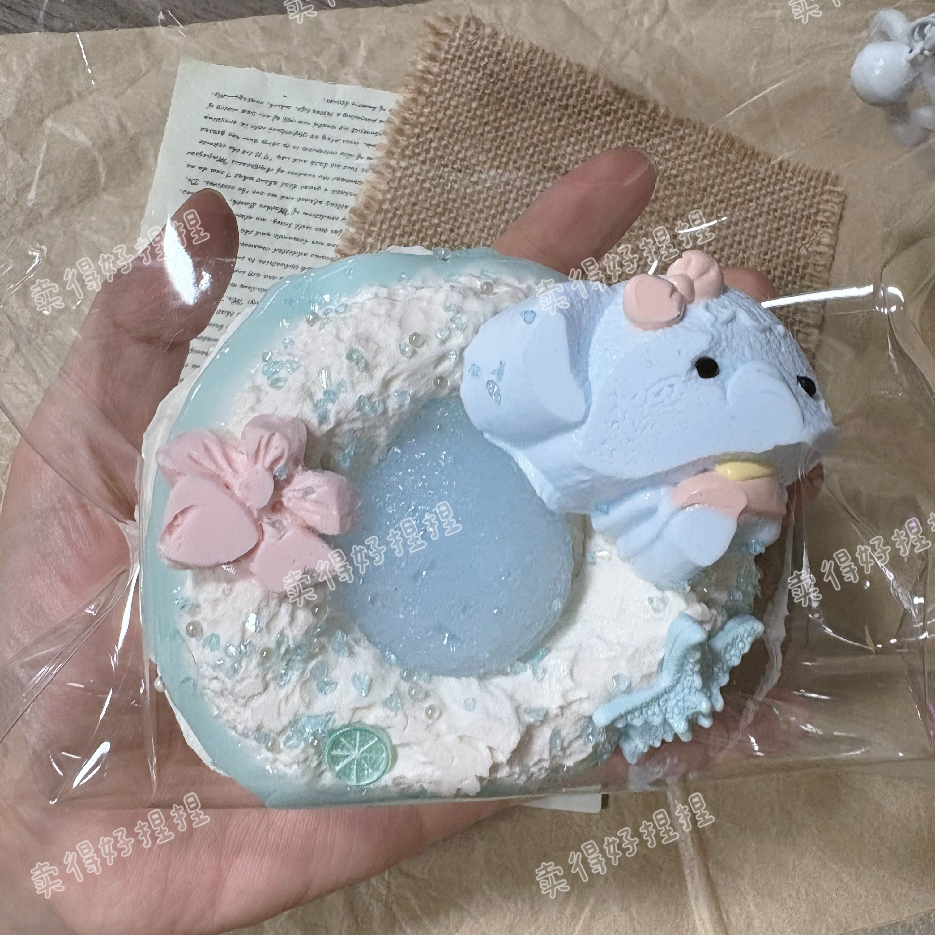 大象甜甜圈解压超软慢回弹大克重食品级硅胶送礼减压神器学生玩具