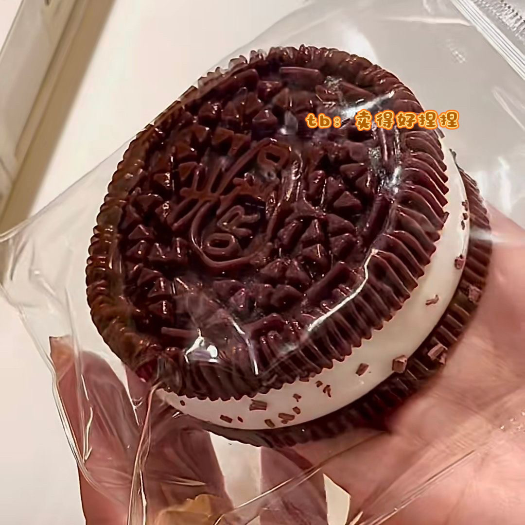 夹心奥饼干捏捏超大食玩水感食品级硅胶可爱少女超软爆浆解压玩具