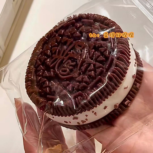 夹心奥饼干捏捏超大食玩水感食品级硅胶可爱少女超软爆浆解压玩具