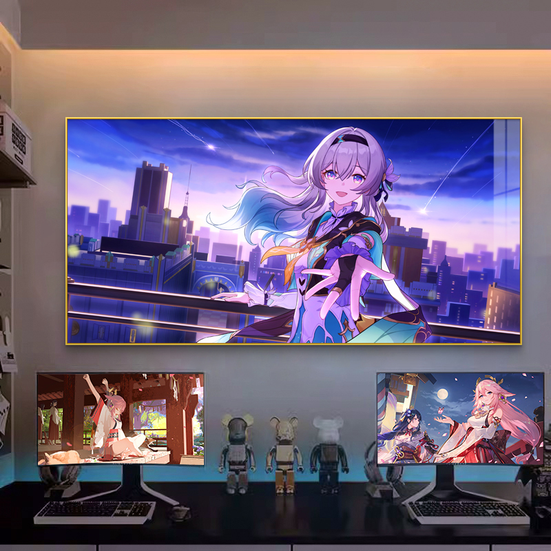 崩坏星穹铁道流萤二次元挂画