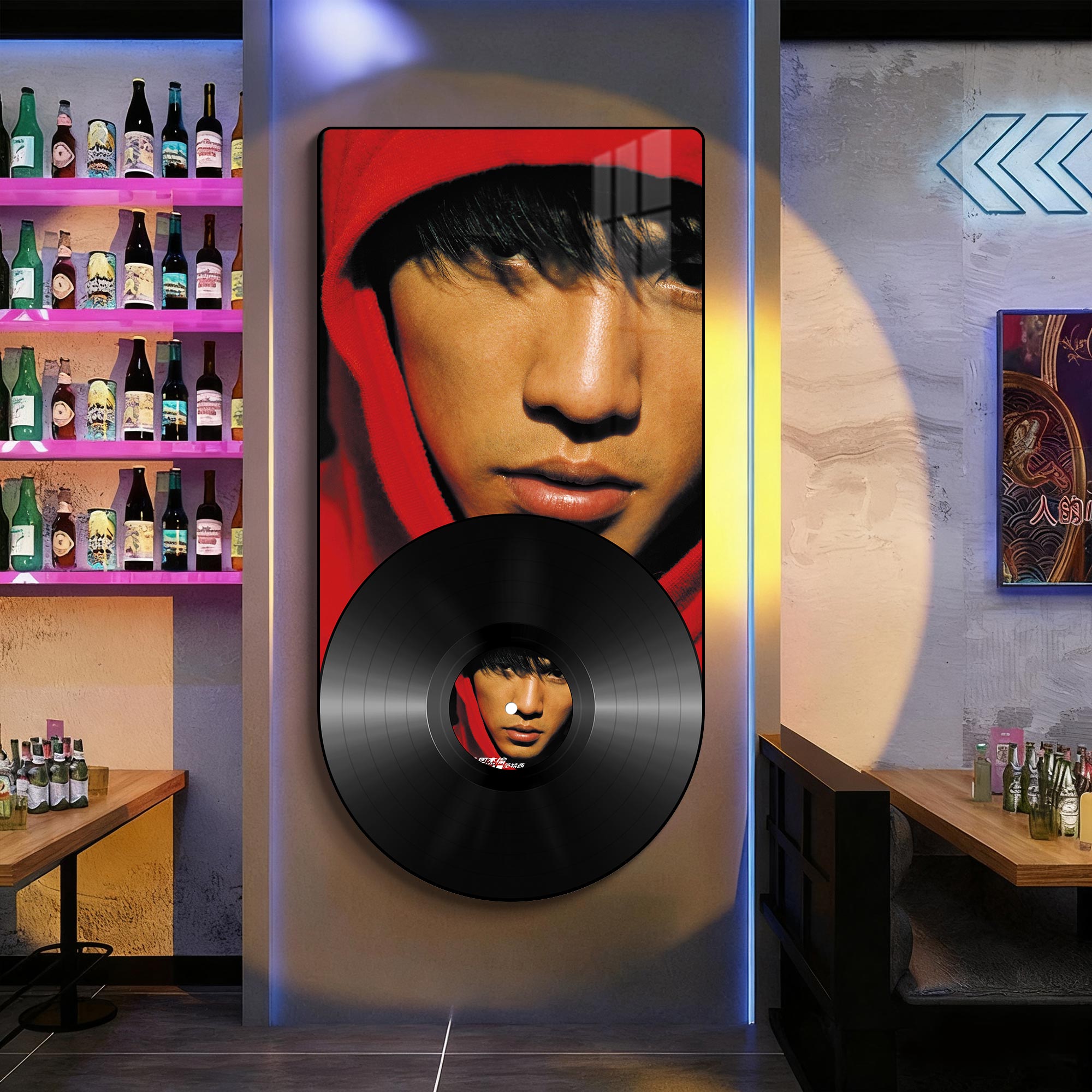 周杰伦歌词海报装饰画