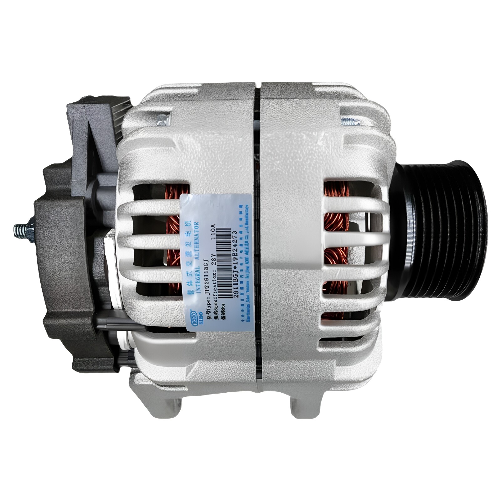 锡柴6DL2-35E36DM2-39E3奥威一汽J6驻车空调大功率发电机28V 110A