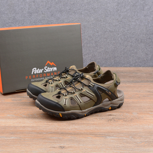 特价 包头凉鞋 捡漏 真皮户外凉鞋 男 在售80英镑外贸出英国夏季 大码