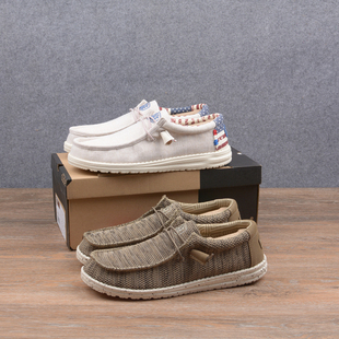 在售59美刀！2024新配色意大利杜家夏季男士懒人一脚蹬休闲鞋大码