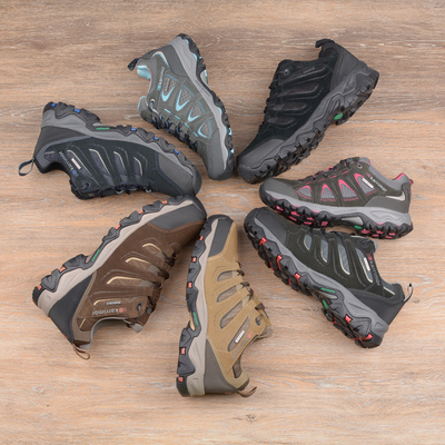 在售89英镑！外贸原单出英国男女户外防水低帮登山徒步鞋特大码