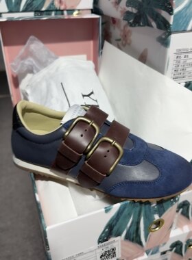 A8艺9489牛皮德训女鞋欧货福利