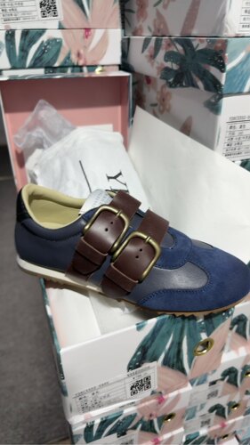 A8艺9489牛皮德训女鞋欧货福利