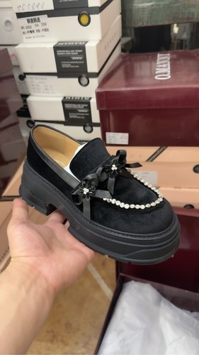 -1a欧368-2金丝绒厚底女鞋