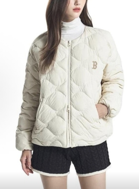 MLB鸭绒羽绒服男女装冬季保暖加厚防风衣外套3ADJB0146-43CRD