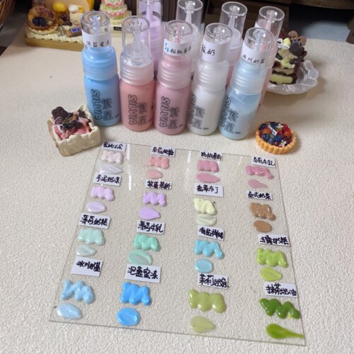 仿真实色果酱胶可挂壁马卡龙