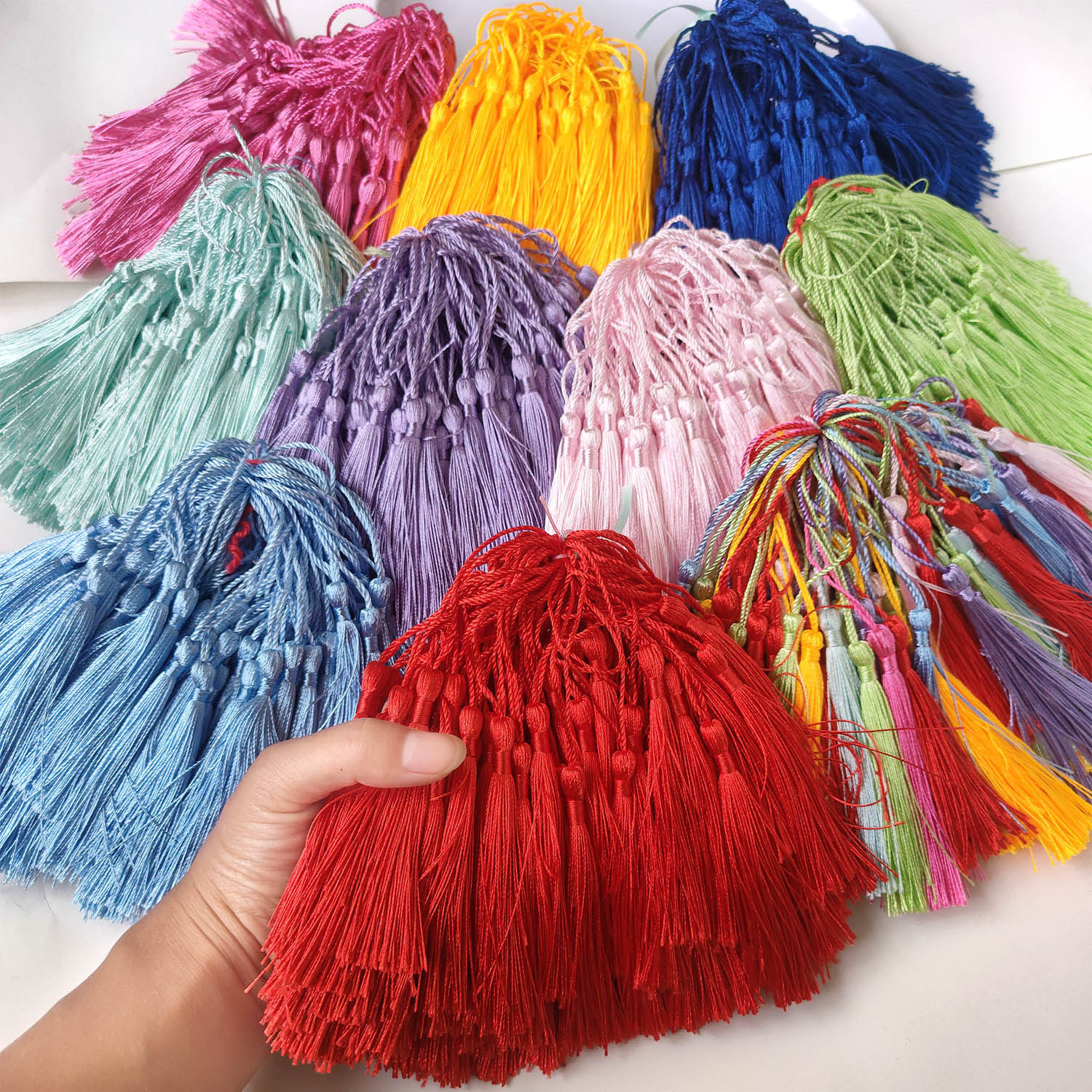 diy中国风书签流苏穗子手工材料礼盒请帖小吊穗古风扇坠装饰头饰