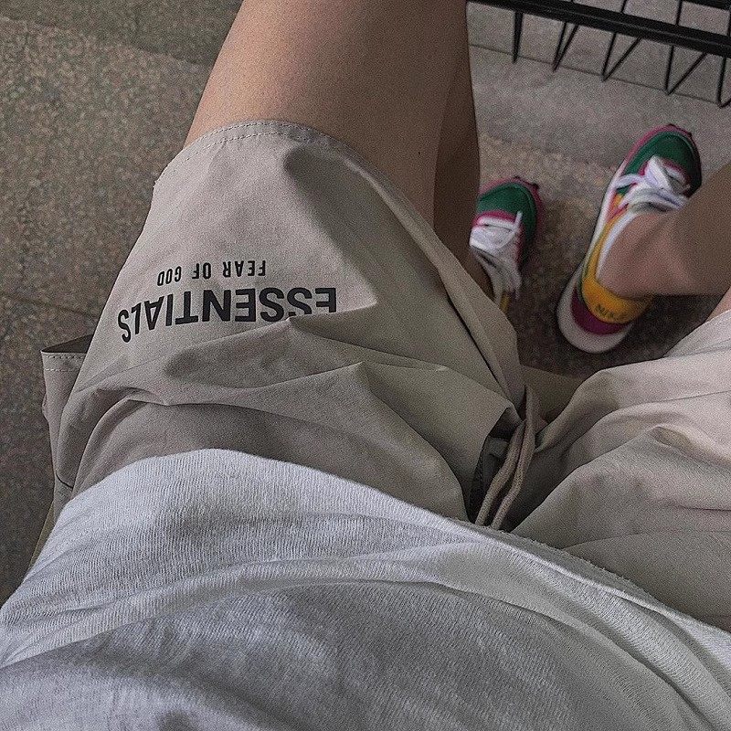 FOG CRAZY ESSENTIALS小众美式潮牌男款夏季宽松反光篮球休闲短裤