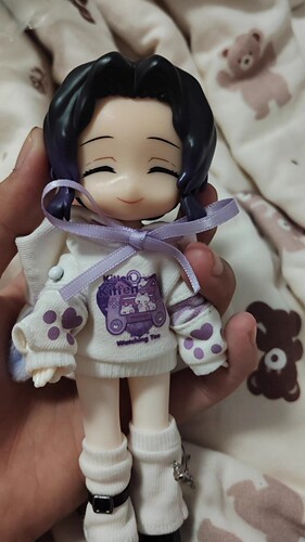 蝴蝶忍ob11素体整娃衣全套鬼灭之刃bjd12分人偶可动娃娃换装成品
