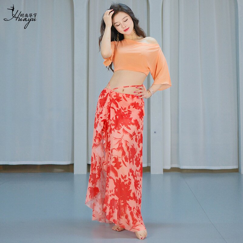 2026新款法式肚皮舞演出服东方舞蹈表演出服网纱练功服女团班服套