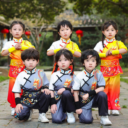 2026新款六一儿童武术服中国太极功夫练功服装少儿训练服舞台表演