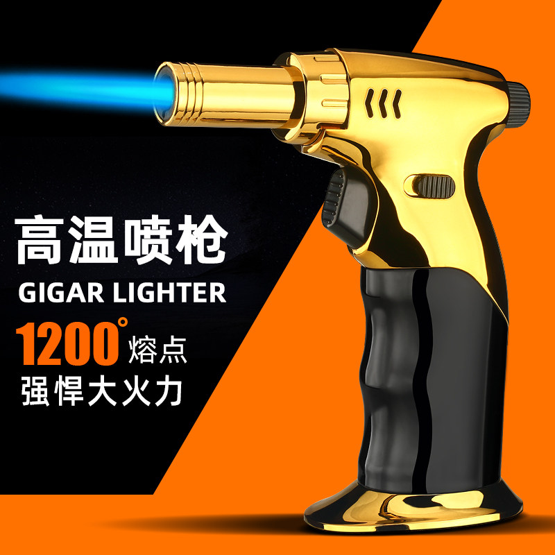 高温喷火枪气体防风打火机便携焊抢焊接烧烤点火器喷烘焙喷火点碳