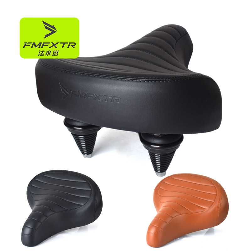 捷安特适配FMFXTR山地自行车座垫折叠电动车鞍座超大超柔软避震坐