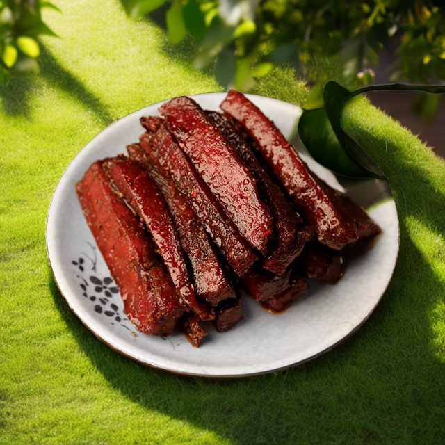 500g岳老大手撕牛肉干真空独立包装麻辣肉类健康零食小吃高原川味